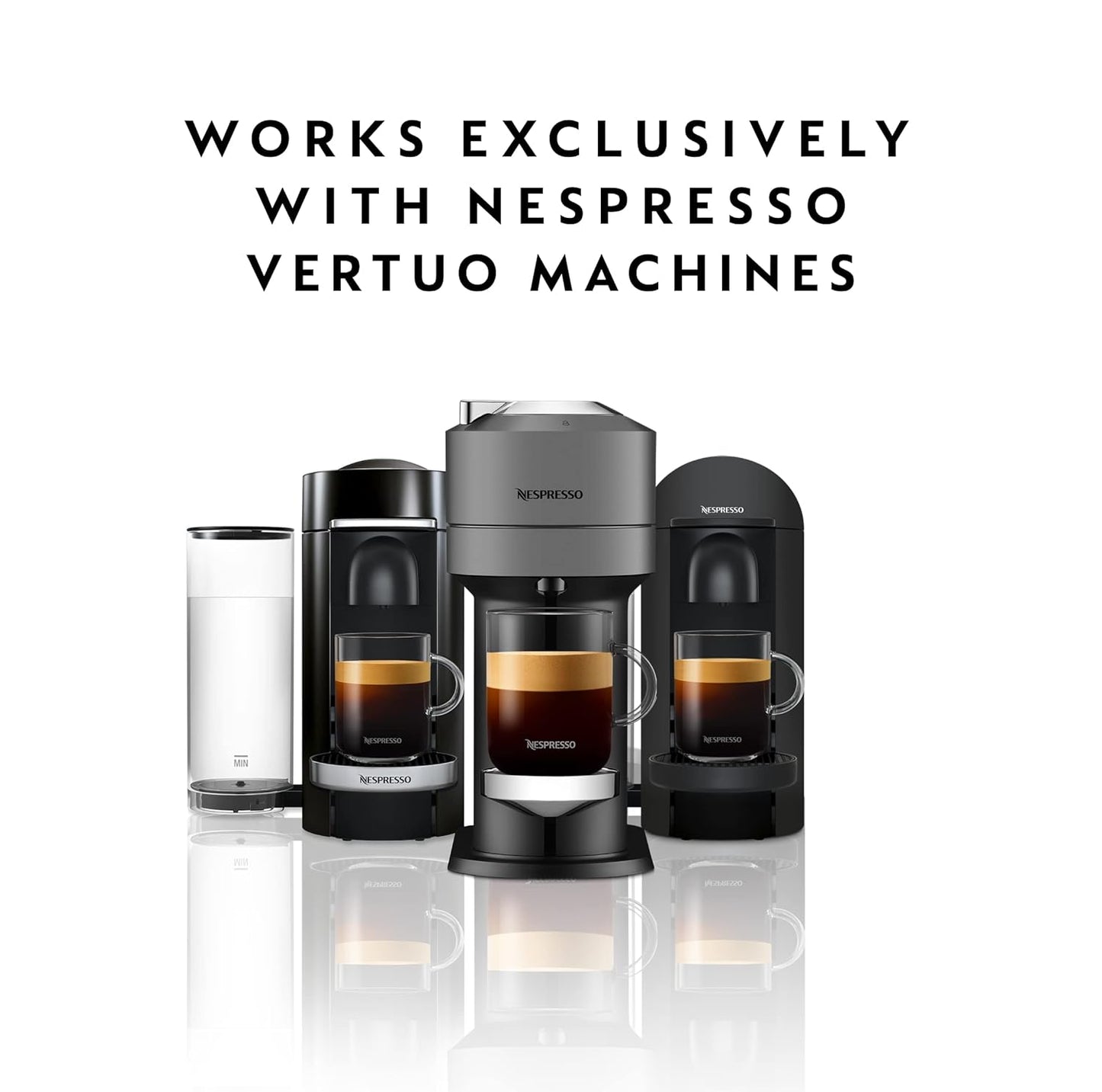 Nespresso Capsules Vertuo - Bold Espresso Variety Pack | Medium & Dark Roast, 40-Count Pods