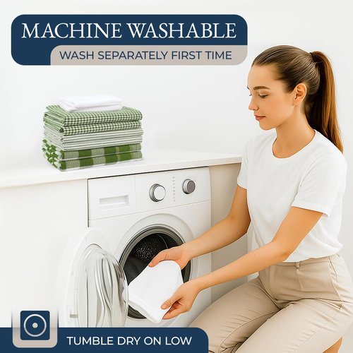 LANE LINEN Dish Towel and Dishcloth Set - 20 Pc Cotton Towels, Heat Resistant Kitchen Mitts and Pot Holders, Olive