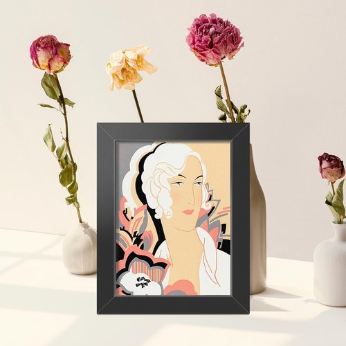 LaVie Home 2x3 Picture Frame - Classic Black Display Frame with HD Plexiglas | 1 Pack