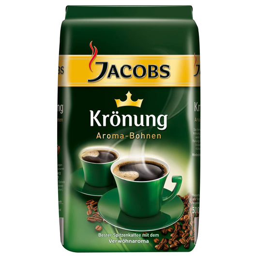 Jacobs Kronung Whole Bean Coffee 500 Gram / 17.6 Ounce