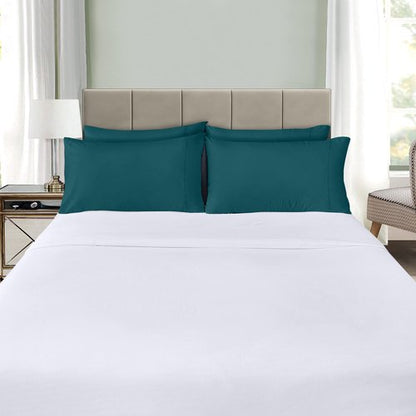 Utopia Bedding Queen Pillow Cases - 4 Pack - Envelope Closure - Soft Brushed Microfiber Fabric - Shrinkage and Fade Resistant Pillow Covers Queen Size 20 X 30 Inches (Queen, Teal)