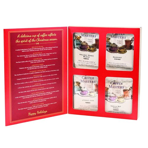 Coffee Masters | The Twelve Sips of Christmas Variety Pack - 12 Count Gourmet Coffee Selection
