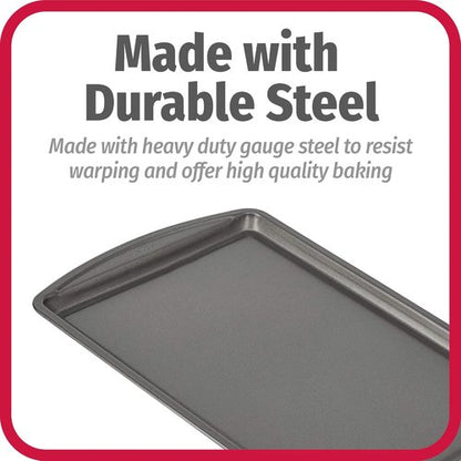GoodCook Baking Sheet - Carbon Steel Construction, Scratch-Resistant & Nonstick | 9 x 13 Inch