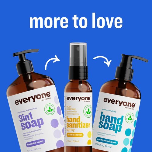 Everyone 3-in-1 Kids Soap - Lavender Lullaby Body Wash, Bubble Bath & Shampoo | 32 Ounce (Pack of 2)
