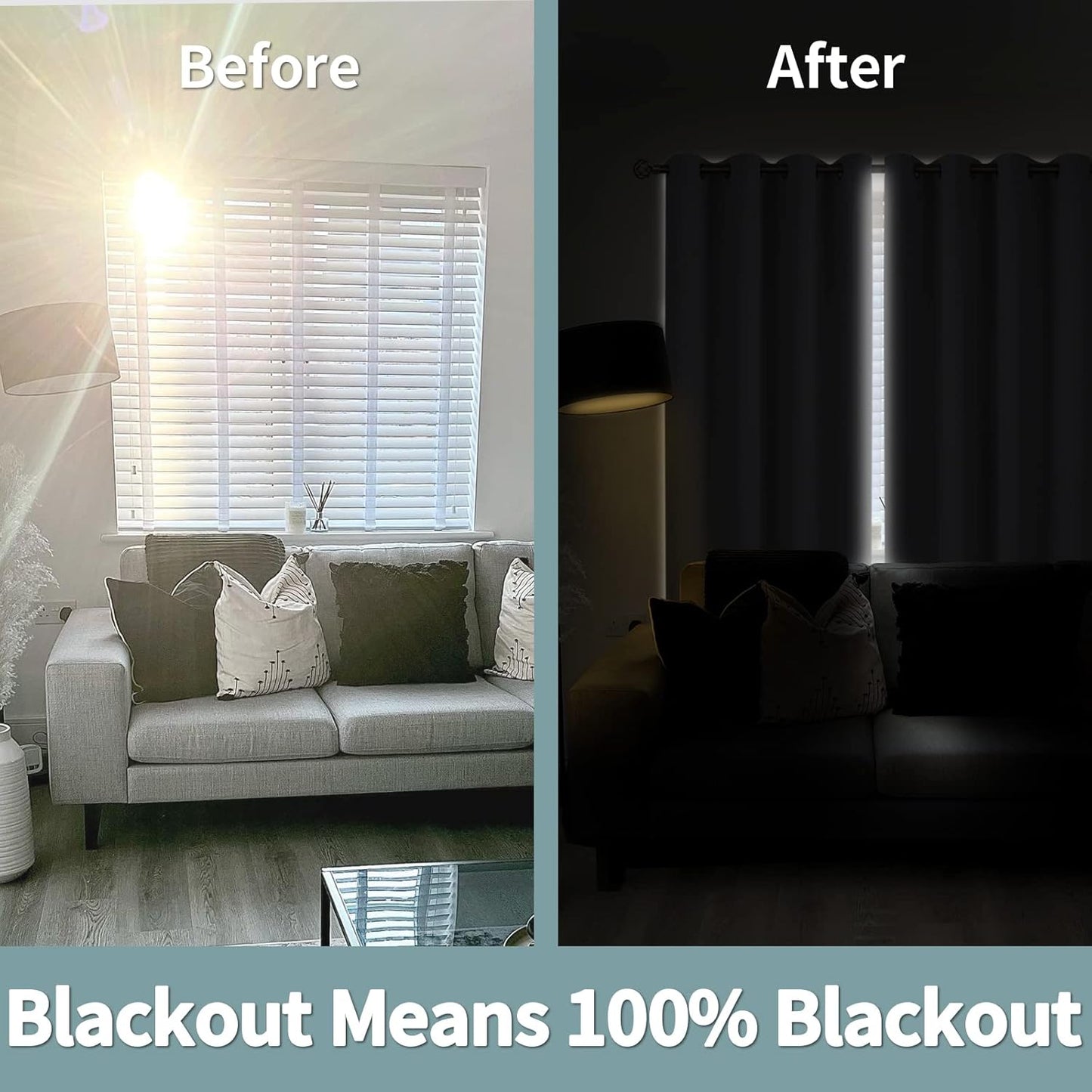 BGment Blackout Curtains - Thermal Insulated Room Darkening Drapes, 2 Panels, 42 x 63 Inch