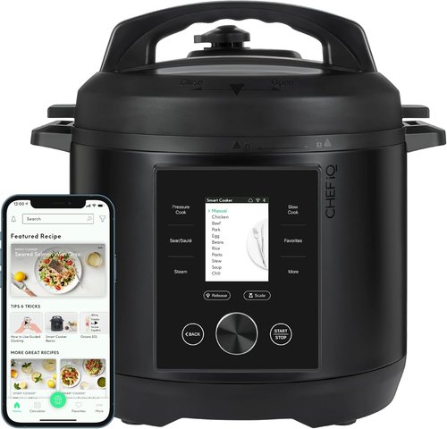 CHEF iQ Smart Pressure Cooker - 10-in-1 Multicooker with WiFi & Built-in Scale | 6 Quart Family Size