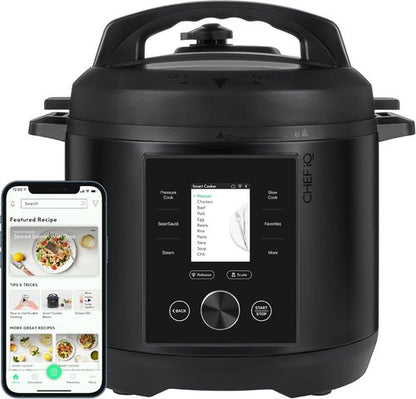 CHEF iQ Smart Pressure Cooker - 10-in-1 Multicooker with WiFi & Built-in Scale | 6 Quart Family Size