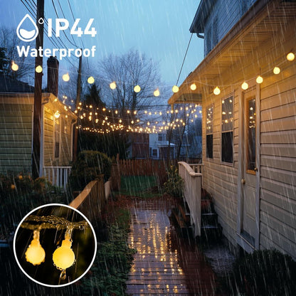 Skiennix 147ft Globe String Lights - Waterproof 300 LED Indoor/Outdoor Fairy Lights | Warm White for Holiday Decor