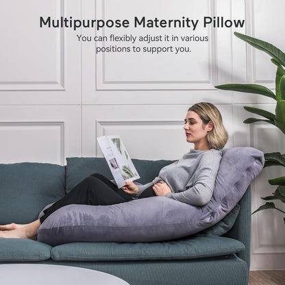 Momcozy Pregnancy Pillow - Comfortable Knee Support for Side Sleepers | Ideal for Expecting Mothers
