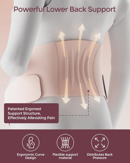 Momcozy Pregnancy Belly Band - CozySupport Ergonomic Maternity Belt for Back & Abdomen Relief