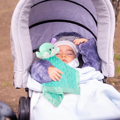 Skiennix Baby Security Blanket - Plush Octopus Lovey Snuggle Toy for Newborns | Perfect Gift for Boys & Girls