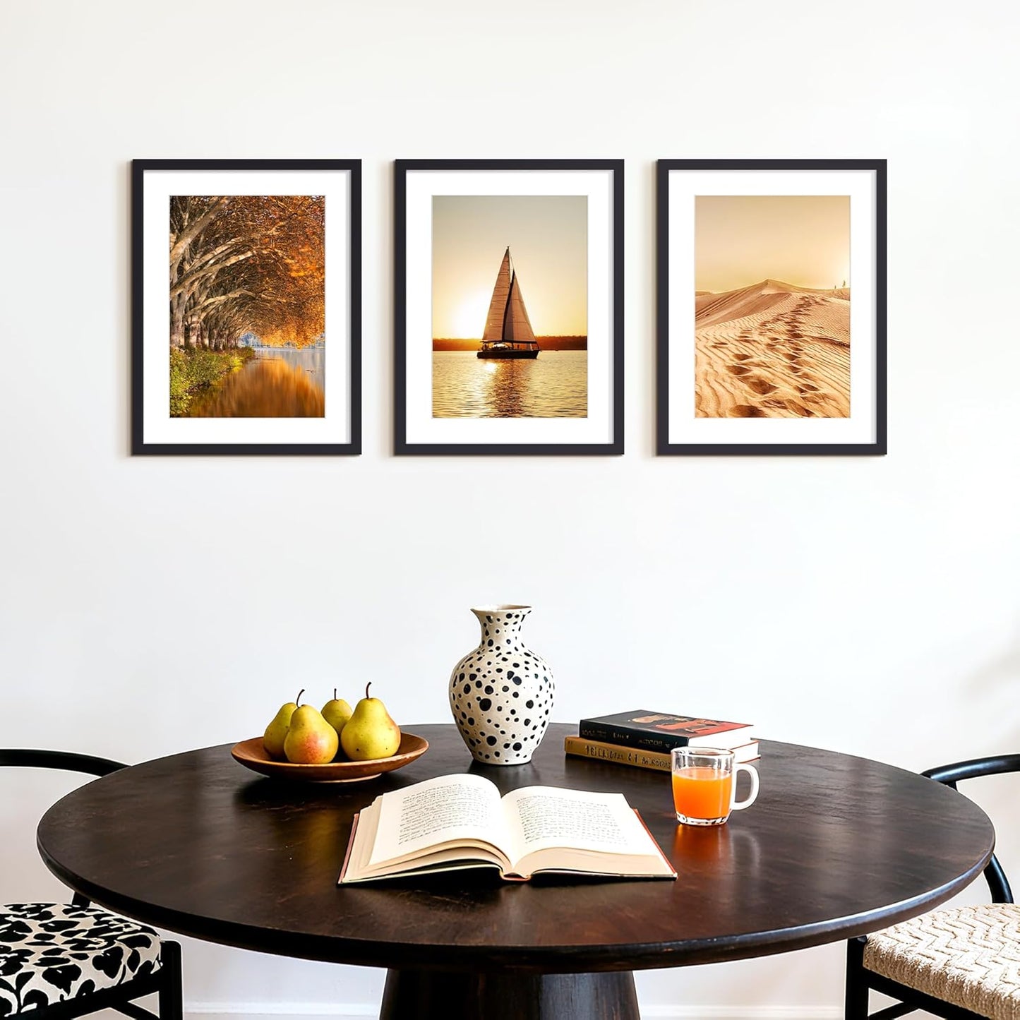 Upsimples 13x17 Picture Frame - Display 10x14 Photos with Mat or 13x17 Without - Black, 1 Pack