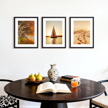 Upsimples 13x17 Picture Frame - Display 10x14 Photos with Mat or 13x17 Without - Black, 1 Pack