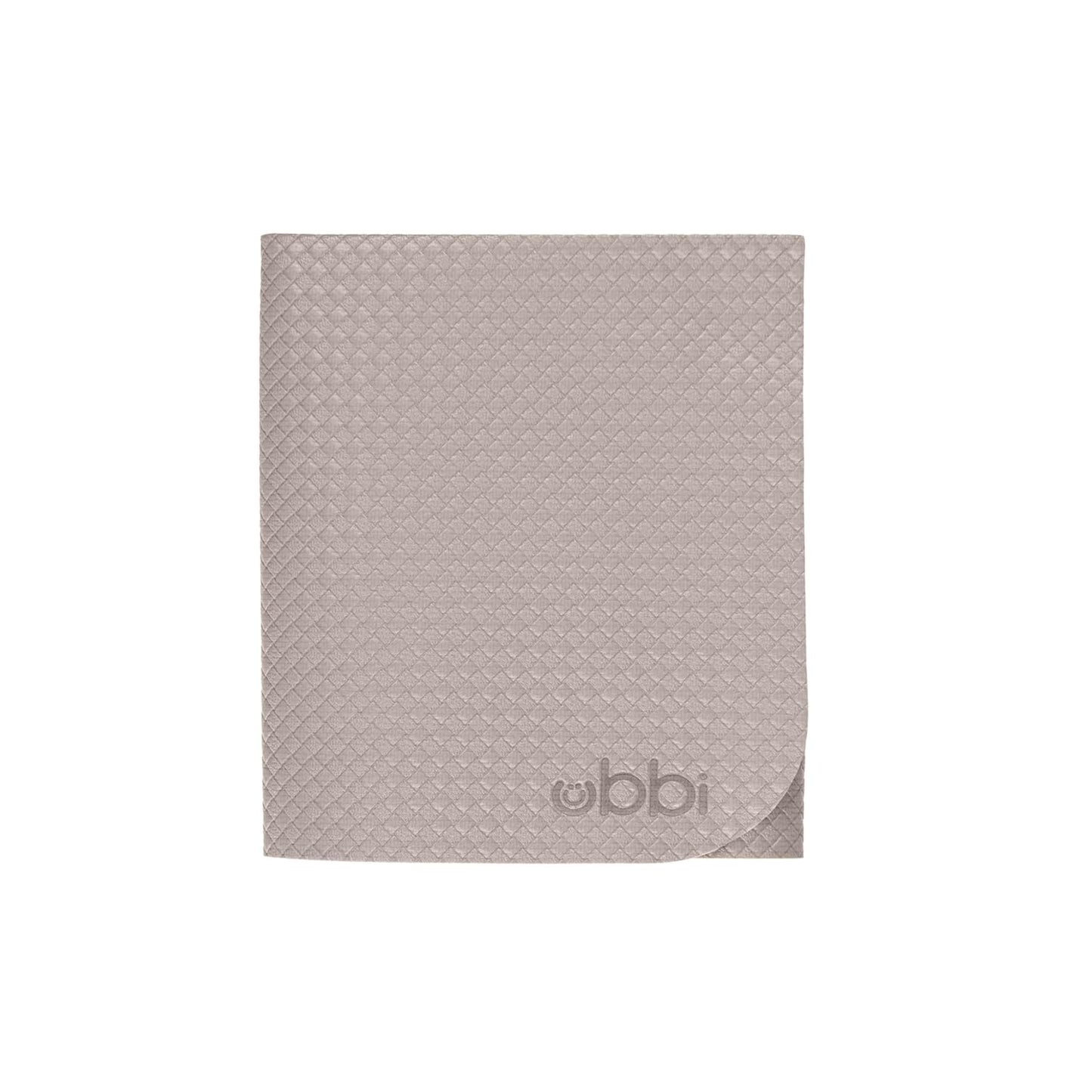 Ubbi On-The-Go Diaper Changing Mat - Soft, Portable & Easy to Clean Baby Accessory | Taupe