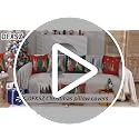 Christmas Pillow Covers 18x18 Inch Set of 2 Off-White Xmas Tree Decor for Home Couch