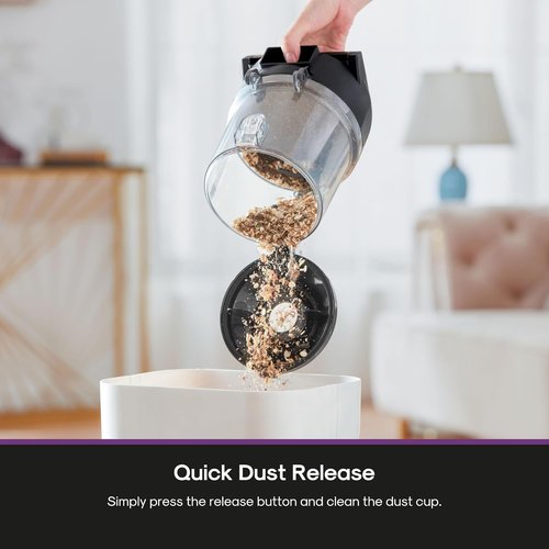 Eureka Bagless Canister Vacuum Cleaner - 1100W High Power for Carpets & Hard Floors | HEPA Filter & Tools Included