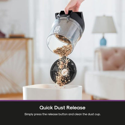 Eureka Bagless Canister Vacuum Cleaner - 1100W High Power for Carpets & Hard Floors | HEPA Filter & Tools Included