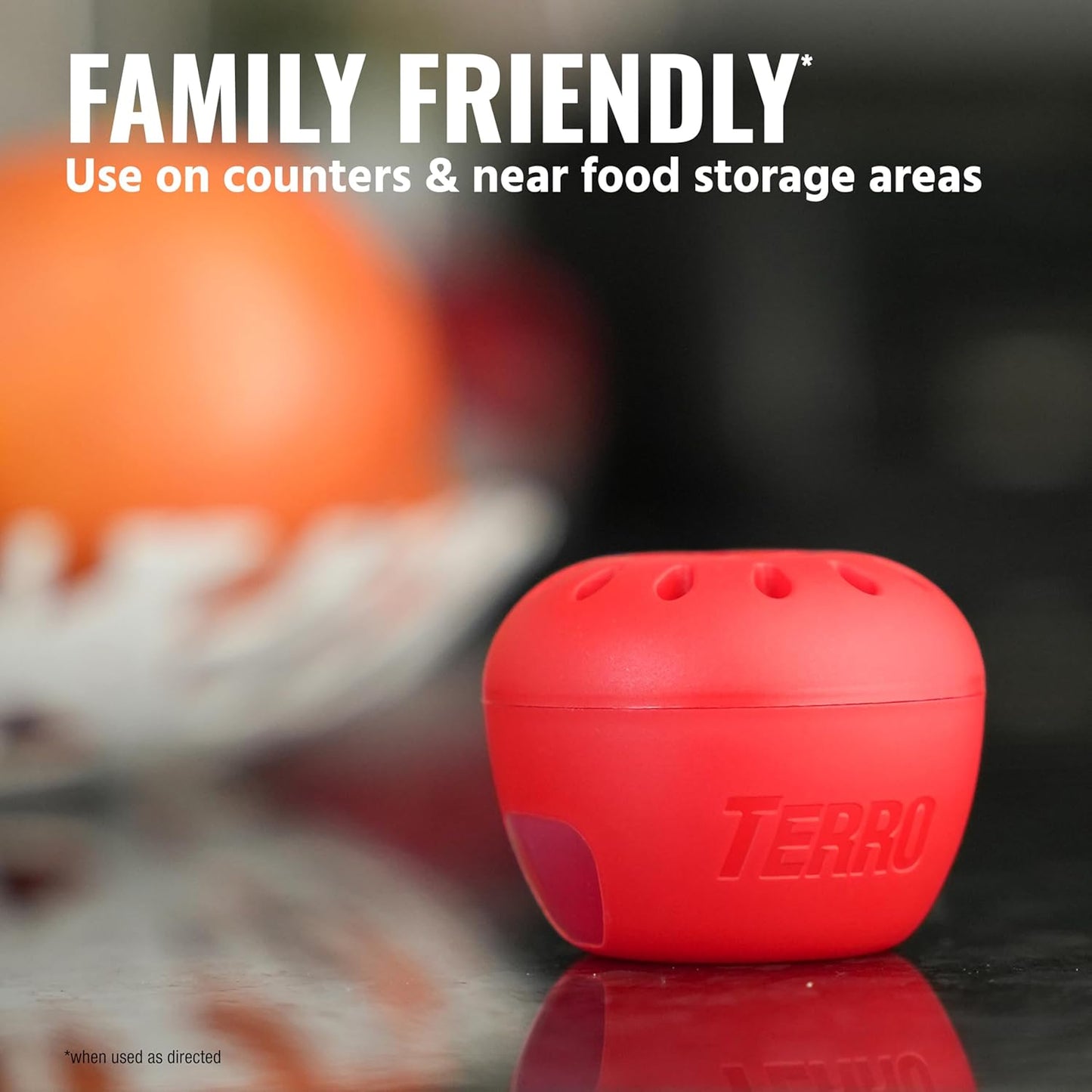 Terro Fruit Fly Traps - Indoor Use | 6 Pack with 270 Days of Lure Supply for Effective Pest Control