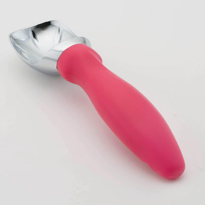 Spring Chef Heavy Duty Ice Cream Scoop - Soft Grip Handle, Metal Spoon for Gelato & Cookie Dough - Dishwasher Safe