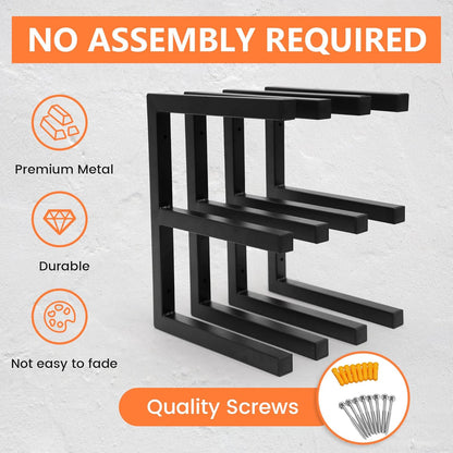 Wood Organizer Rack by [Brand Name] - Heavy Duty Wall-Mounted Storage for Garage & Workshop | Holds 220 LBS Per Level