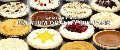 PACTOGO 9" Disposable Heavy Smooth-Wall Aluminum Foil Pie Pans (Pack of 50)