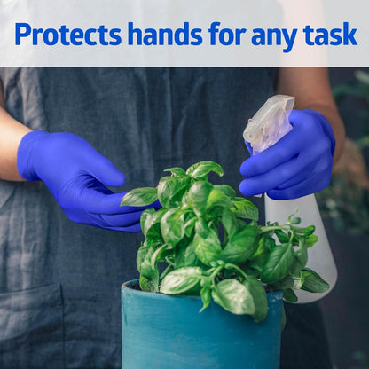 Medline FitGuard Touch Nitrile Exam Gloves - 100 Count, X-Small, Powder-Free, Durable & Sensitive for Medical Use