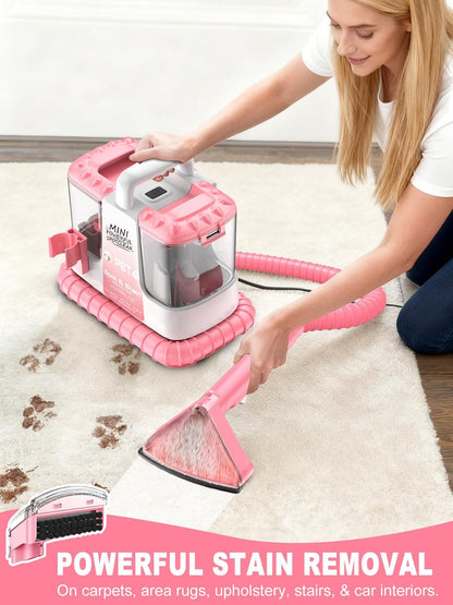 Regine Switzerland Upholstery Cleaner - Portable 16Kpa Deep Stain Removal for Carpets & Furniture | 5 Tools Included