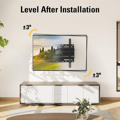 Mounting Dream TV Wall Mount - Full Motion Bracket for 32-65 Inch TVs | Swivel & Tilt, Max VESA 400x400 mm, 99lbs Capacity