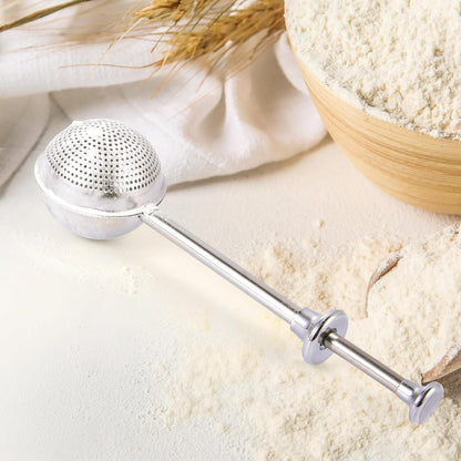 XVBITOR Stainless Steel Flour Sifter - One-Handed Baking Tool for Quick Sifting Cakes & Spices