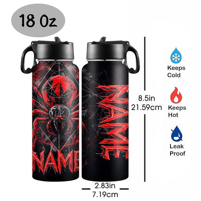 Personalized Spider Backpack with Lunch Box & Water Bottle - Color 01