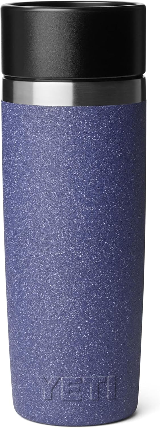 YETI Rambler 16 oz Travel Bottle - Stainless Steel, Vacuum Insulated, Leakproof Commuter Cap | Moon Dust