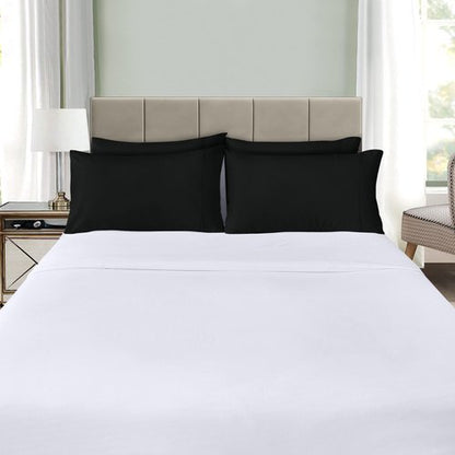 Utopia Bedding Queen Pillow Cases - 12 Pack - Envelope Closure - Soft Brushed Microfiber Fabric - Shrinkage and Fade Resistant Pillow Covers Queen Size 20 X 30 Inches (Queen, Black)