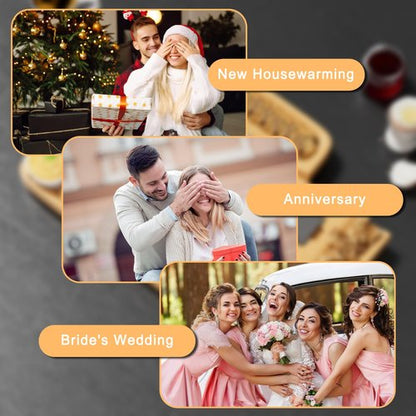 Cheese Boards Charcuterie Boards Gift Sets, Wood Bamboo Charcuterie Boards Set, Cheese Knife Set for Charcuterie Board, Slate Cheese Boards, Extra Large Charcuterie Board, Christmas Charcuterie Board