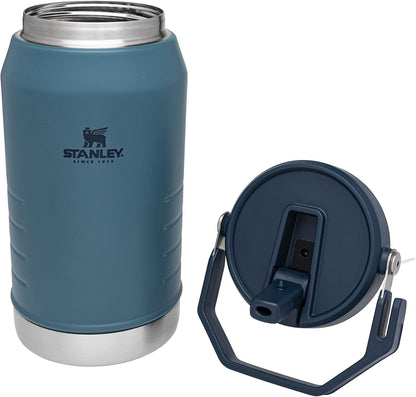 Stanley IceFlow Stainless Steel Water Jug - Vacuum Insulated, Leak-Resistant, 64 OZ | Lagoon Color