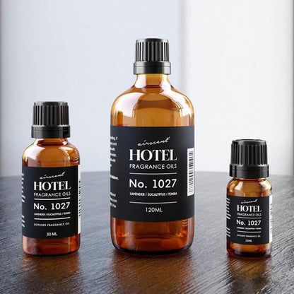 AirScent Hotel Diffuser Oil No. 1027 - Premium Zen-Inspired Fragrance for Ultrasonic Diffusers | 10 mL Glass Bottle