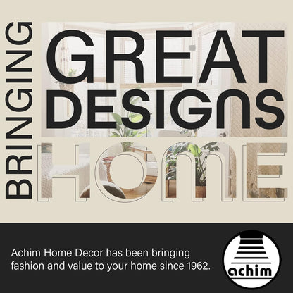Achim Home Decor Buono II Decorative Window Curtain Rods - Lightweight, Easy To Install, 48-86 Inches