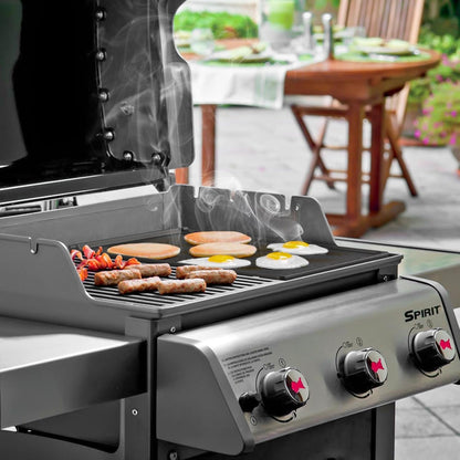Onlyfire 7638 Reversible Cast Iron Griddle - BBQ Replacement for Weber Spirit I & II 300 Series