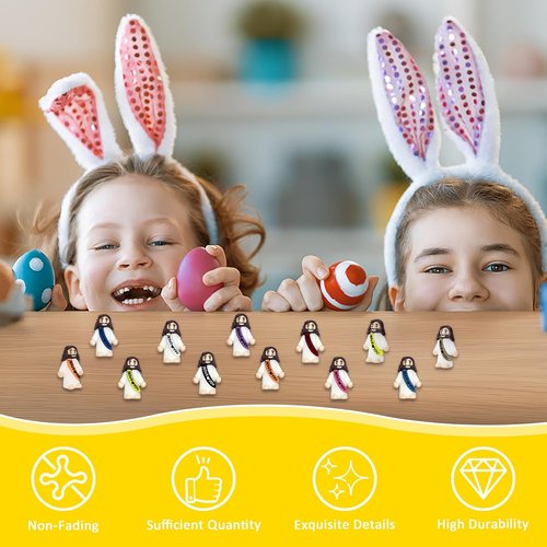 Little Jesus Figures by 110 PCS - Mini Jesus Figurines for Easter, Baptism Gifts & Sunday School (11 Colors)