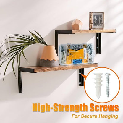 KURUI Drywall Anchors Kit - 350 Pcs Assortment for Sheetrock & Concrete | 5 Sizes for Picture Hanging