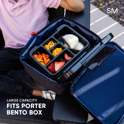 Simple Modern Bluey Kids Lunch Box - Reusable Insulated Meal Container for School | Hadley Collection | Bluey Sky