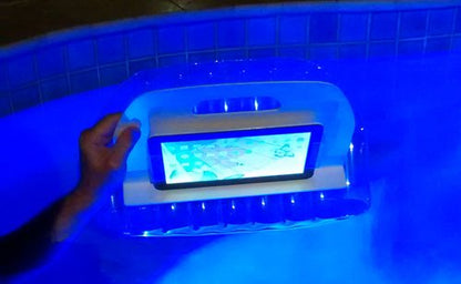 Floating Book/Tablet Caddy for Bath, Pool, and Hot Tub (Clear)