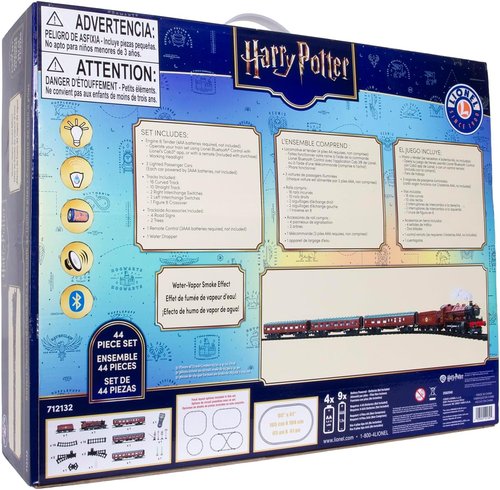 Lionel Hogwarts Express Battery-Powered O Gauge Toy Train Set - Remote Control, Authentic Sounds & Lights, Perfect for Kids 4+