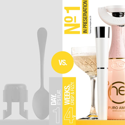 Original zzysh® Sparkling Wine Pure Argon/CO2 Cartridges | Preserve Fizzy Sensations 4 Weeks | For zzysh® Sparkling Wine Preservation System | Gas Capsules for Champagne and All Other Sparkling Wines