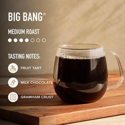 Peet's Coffee Medium Roast Ground Coffee - 100% Arabica Big Bang Blend, 18 Ounce Bag