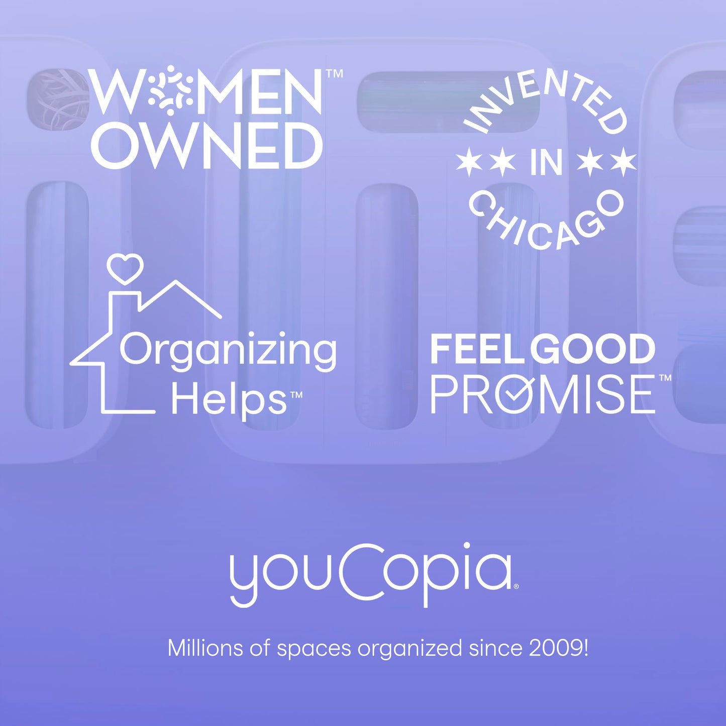 YouCopia StoraBag Food Bag Dispenser, Family Size 4-Slot, Plastic Sandwich Bags Drawer Organizer for Kitchen Storage