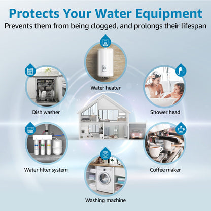 AQUA CREST FXHTC 5 Micron 10" x 4.5" Whole House Water Filter Replacement for GE FXHTC, GXWH40L, American Plumber W10-PR, W10-BC, Culligan RFC-BBSA, GXWH35F, W50PEHD, Pentek R50-BB, Pack of 2