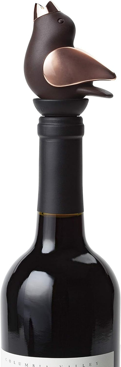 Wine Pourer - Brown and Copper