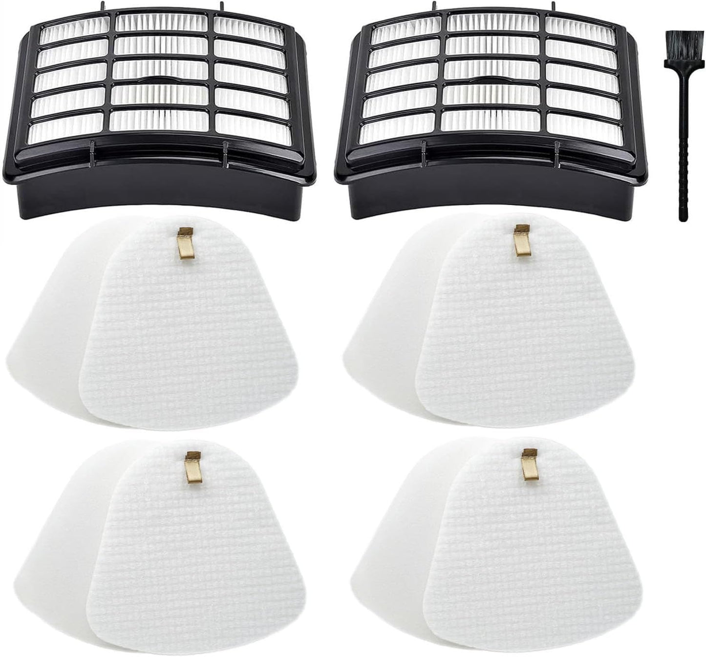 Shark Filter Replacement Parts - HEPA & Foam Filters for Navigator Lift-Away Vacuums | 2 HEPA + 4 Foam & Felt Filters