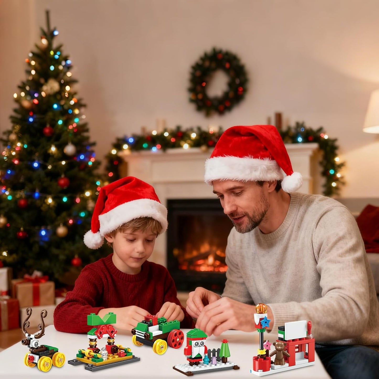 Skiennix Christmas Advent Calendar - 24-Day Countdown Building Blocks Set | 777 PCS Surprise Gifts for All Ages