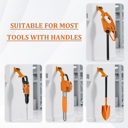 Chainsaw Hanger - 3-in-1 Adjustable Wall Mount for Stihl, Husqvarna, Echo | Garage Organizer